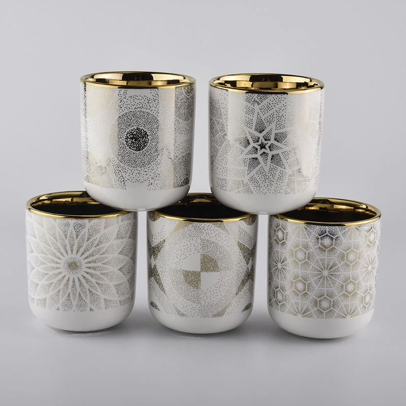 10oz ceramic candle jars with round bottom wholesaler