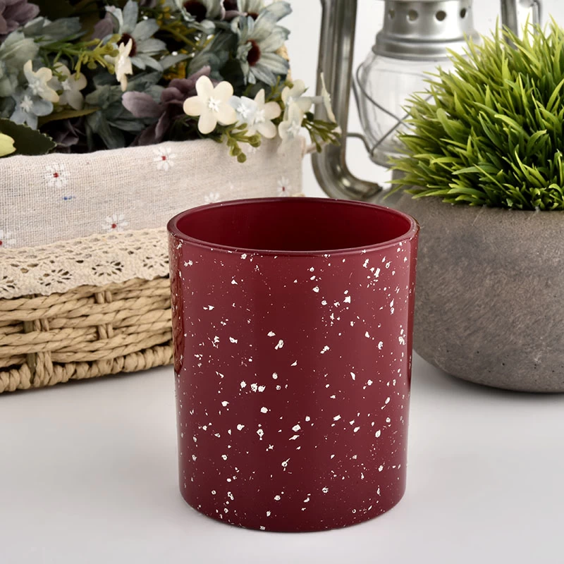 pure red candle vessels for candle makers
