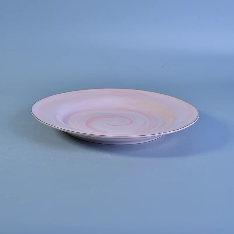 Round dish wholesale plate 