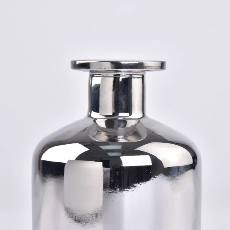 8oz metal color glass diffuser bottle