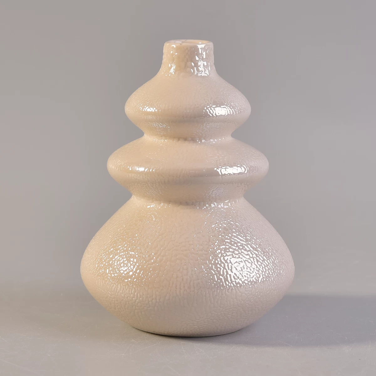 6 oz fl Pearl Glaze Plating Ceramic Oil Container Diffuser Bottle
