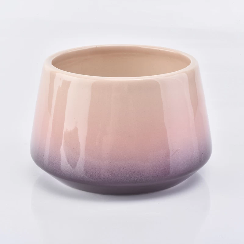 bell shaped pink decorative candle jar