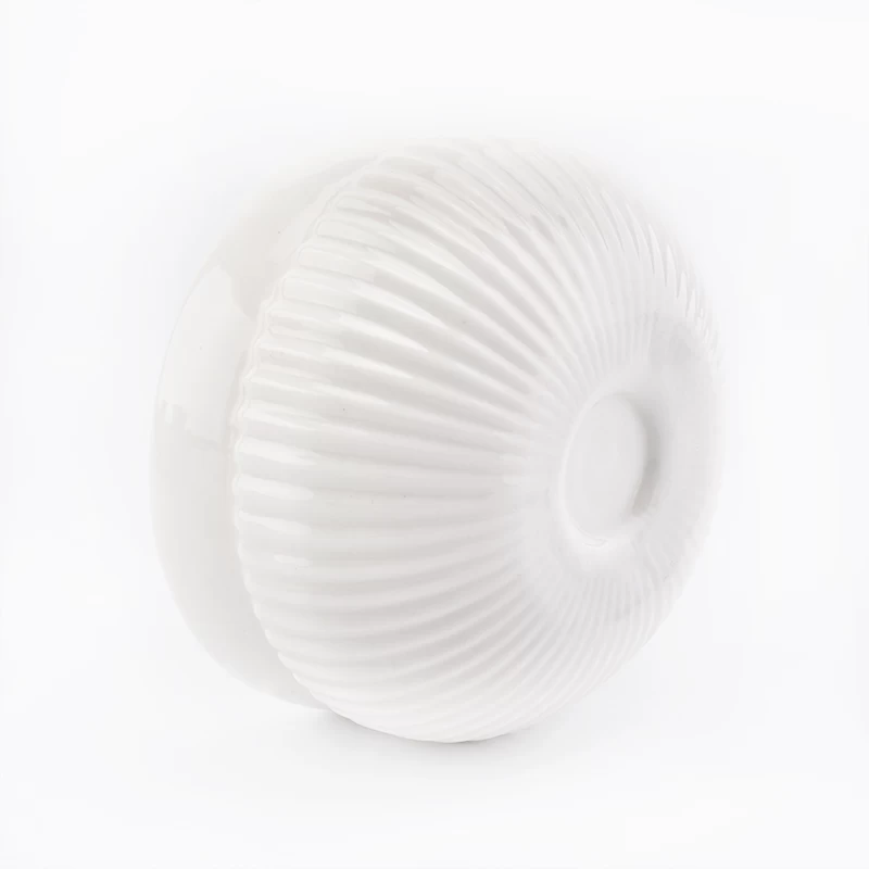 elegant ceramic diffuser bottle pearl color