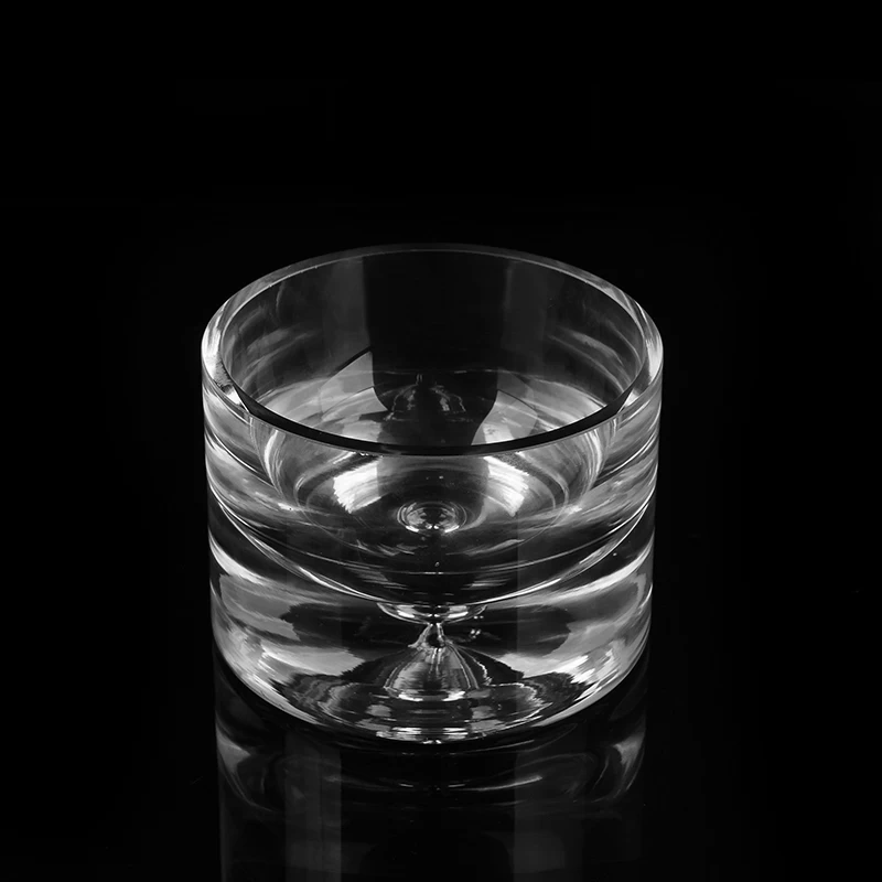 candle holder glass water drop