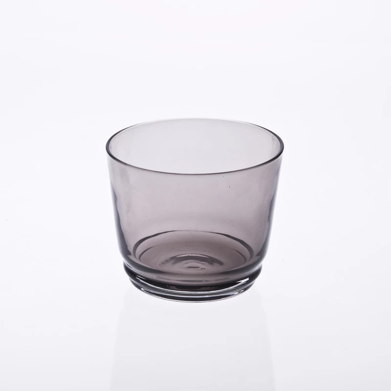 glass candle holder cup