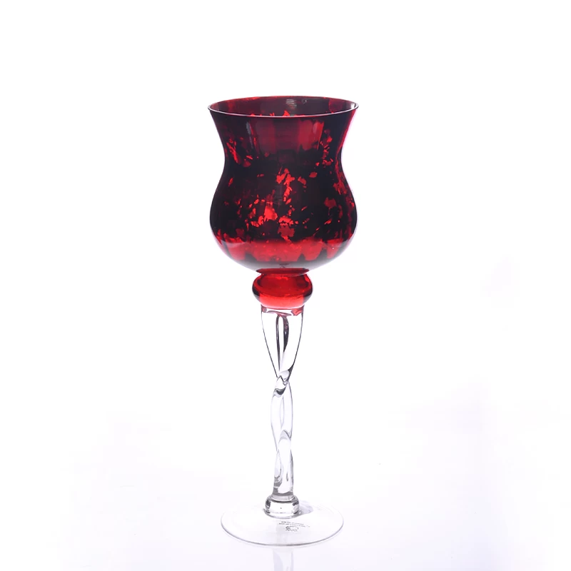 hot selling handmade glass candle holder