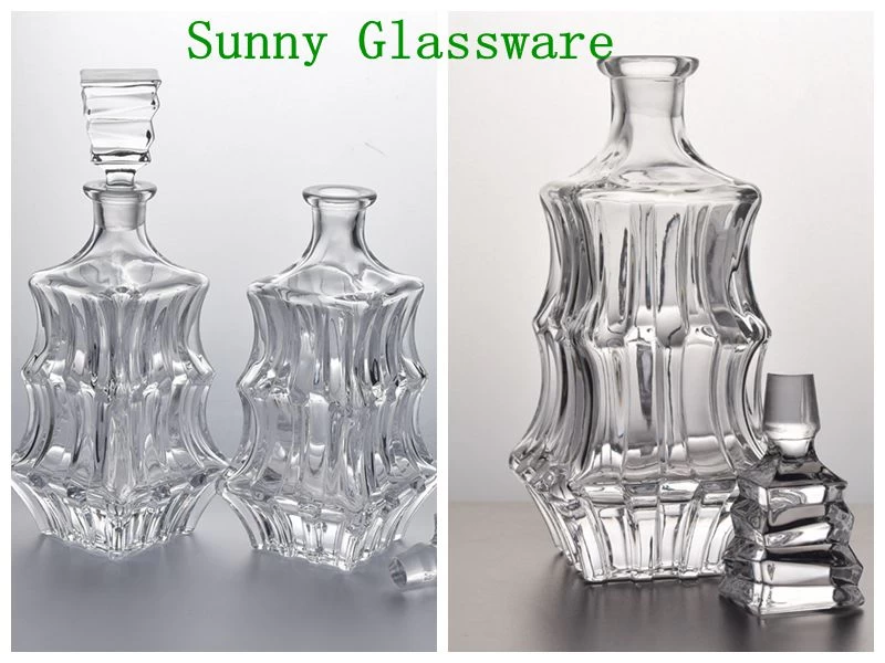 New arrived cool design crystal transparent whisky decanter