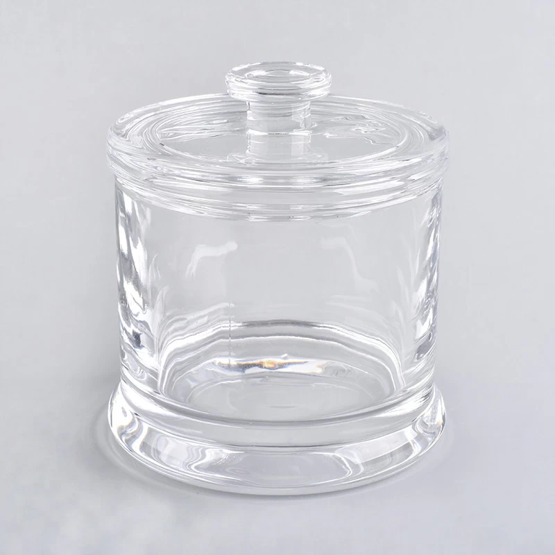 10 oz glass candle jar with lid from Sunny Glassware