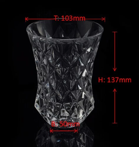 Crystal Clear Glass Candle Holder Wholesale Supplier