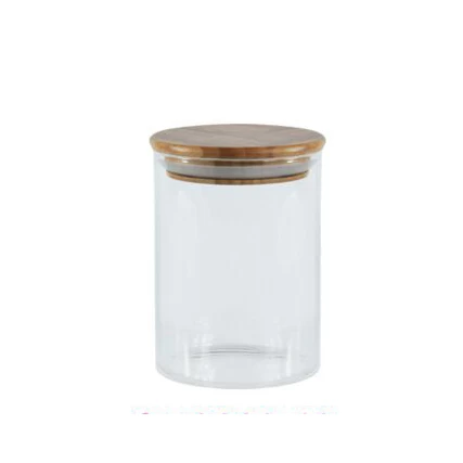 Custom different size borosilicate glass container for food