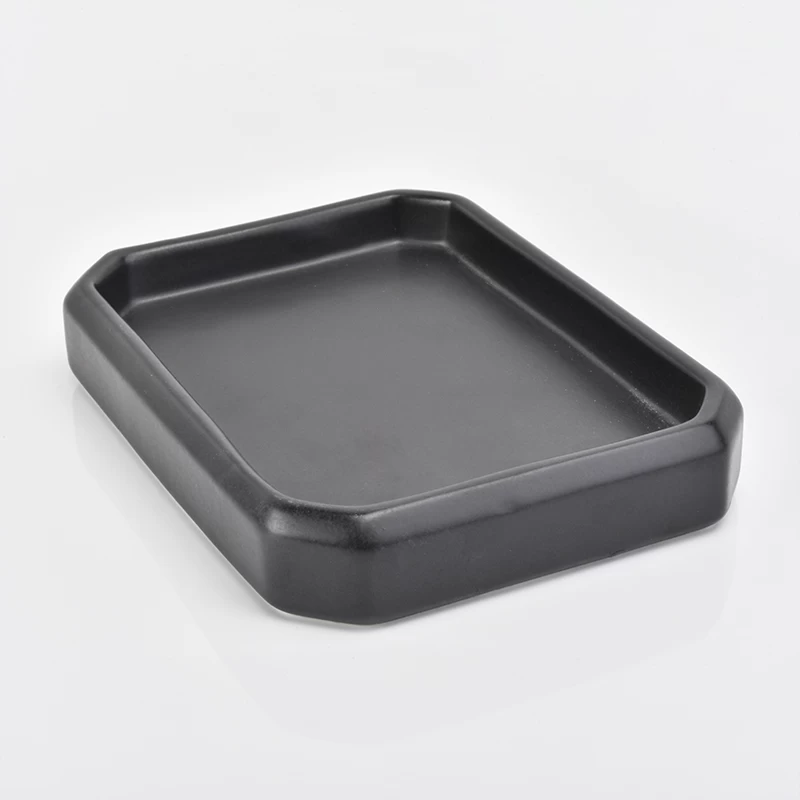 Hot Sale Black Ceramic Trays Wholesale 