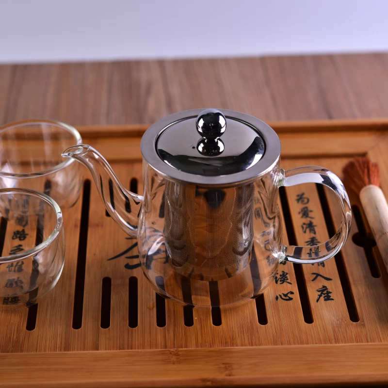 Borosilicate glass tea pot wholesale coffee kettle