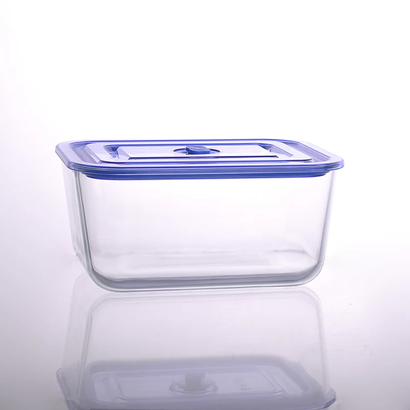 3050ml rectangular salad bowl pyrex glass lunch box with lid
