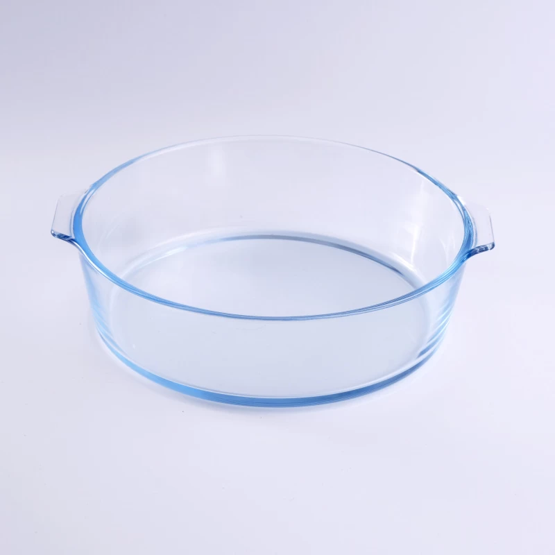 Round Pyrex Glass Kitchen Food Container