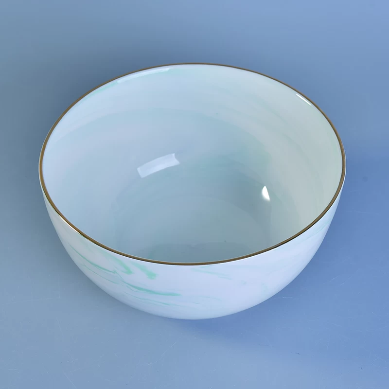 Elegant marble style ceramic bowl for kitchen