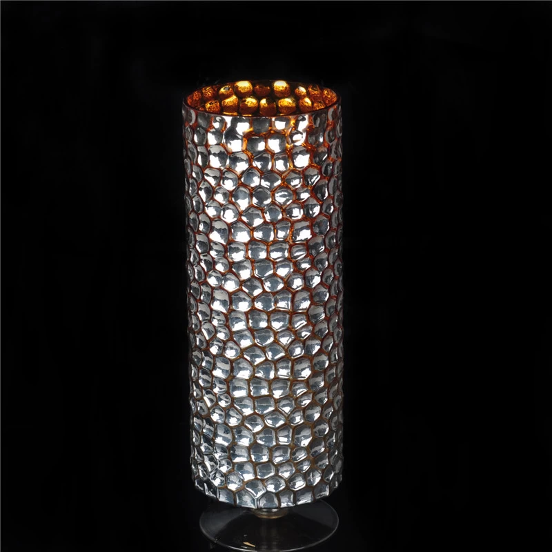 Unique handmade glass mosaic candle holder for home decoration and wedding made in China