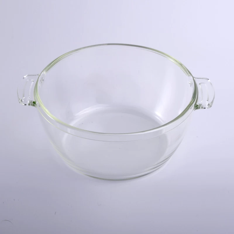 Microwave Oven Heat-resistant Glass Cake Bowl Dish With Lid