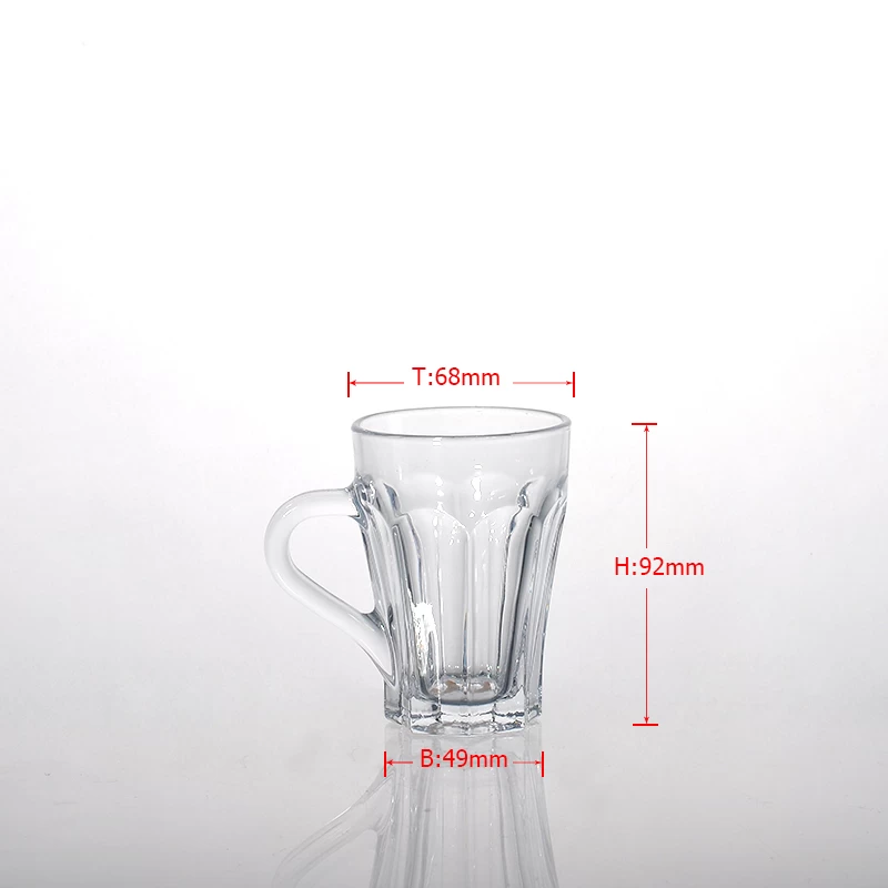 140mL High Quality Drinking Glass Beer Glass with Handle