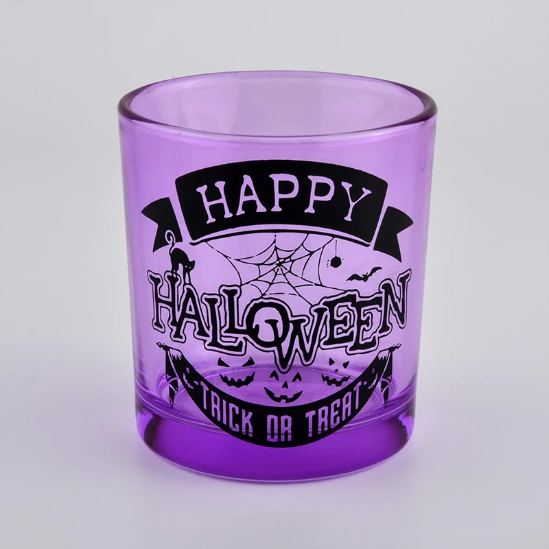 Halloween Decorative Glass Candle Jars Wholesale