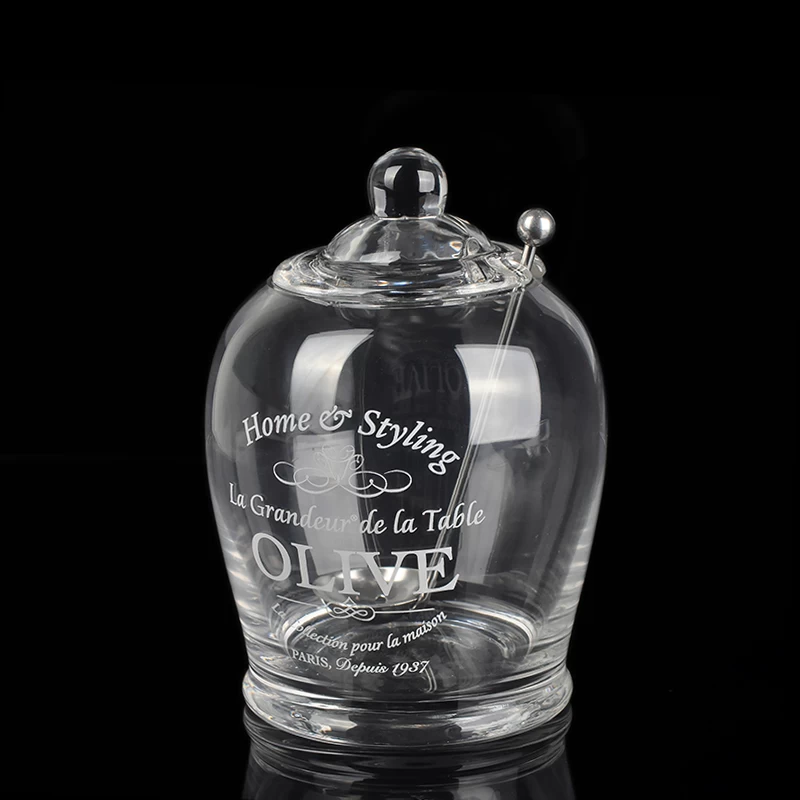 anchor glass jar with lid