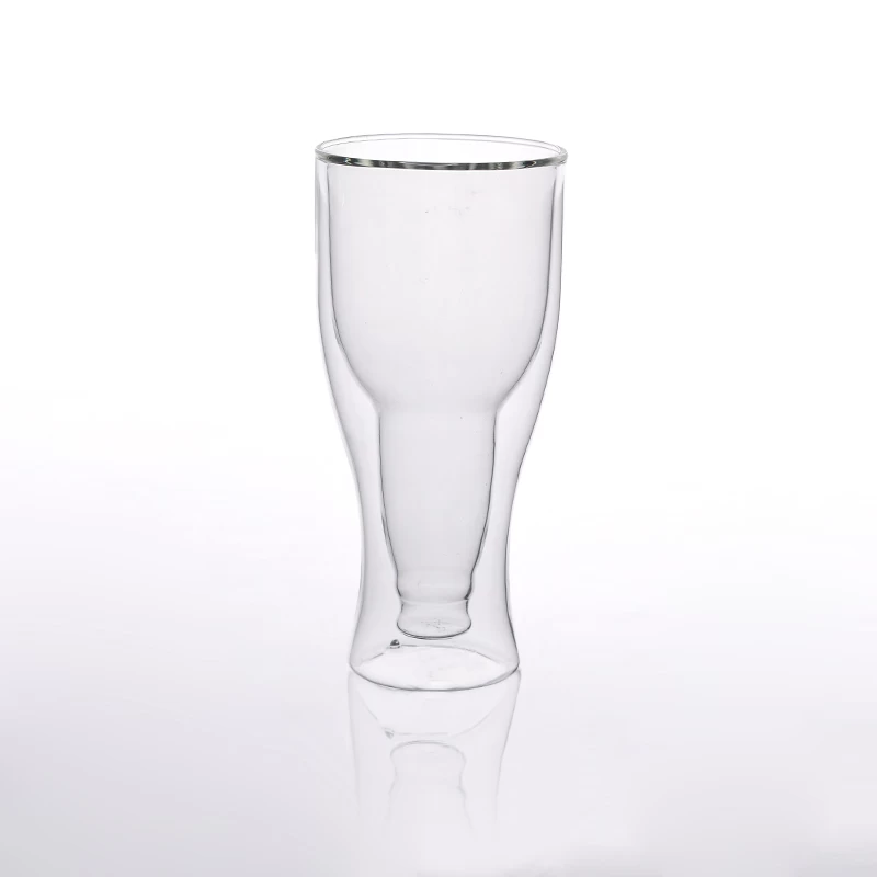 pyrex double wall borosilicate drinking glass