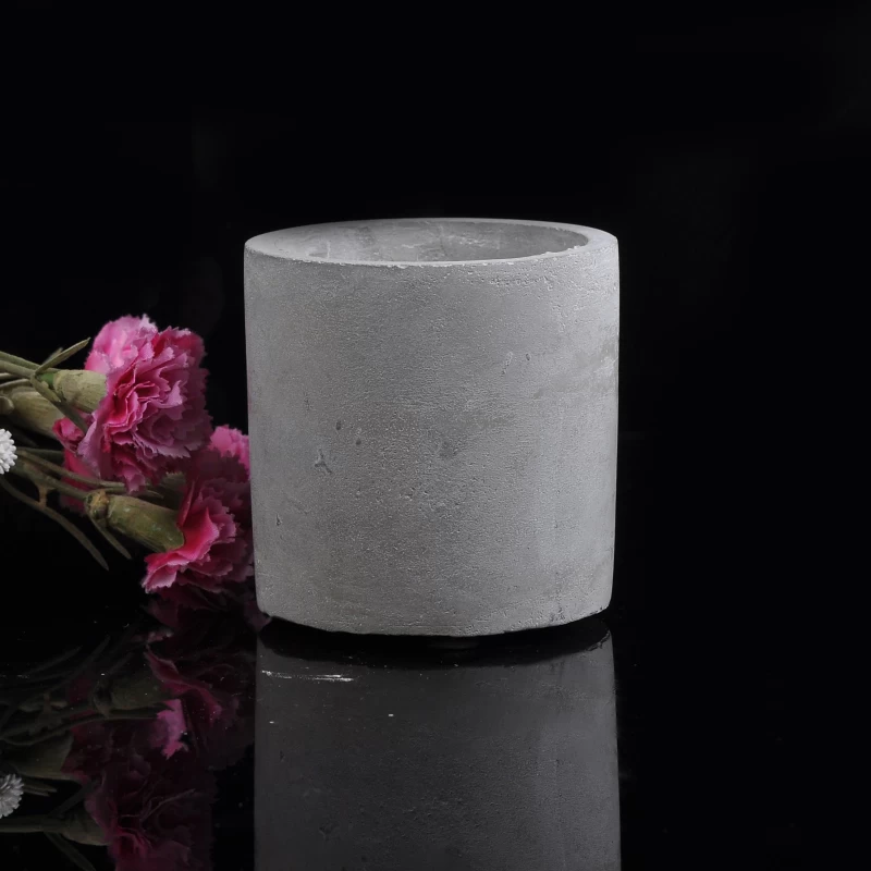 Cylinder Concrete Candle Holders