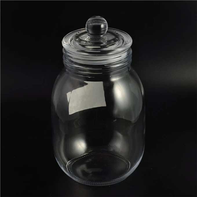 Airtight storage food glass jar