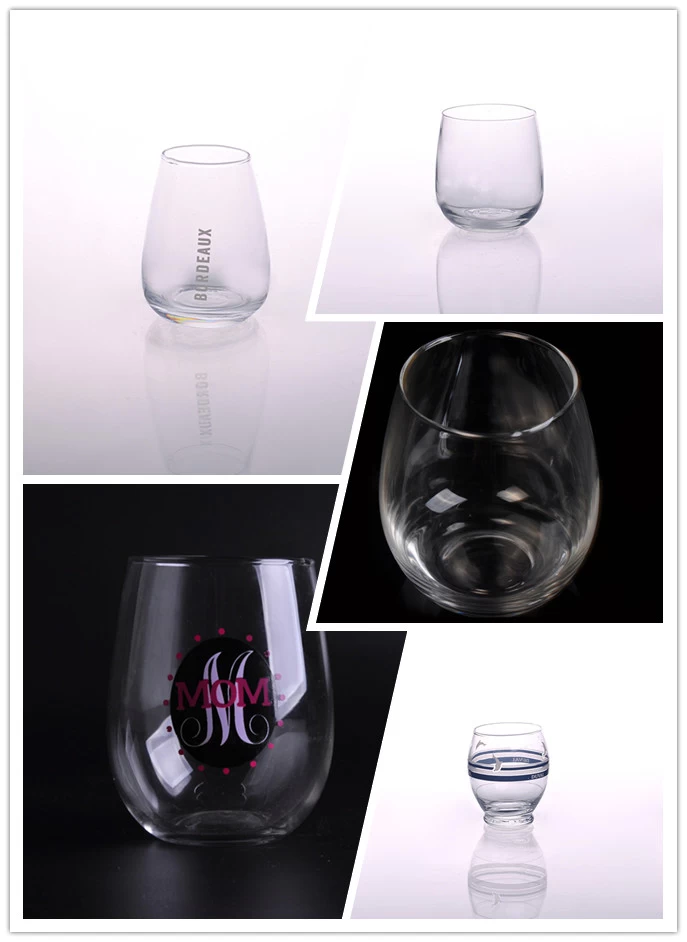 Wholesale Luxury whiskey glass stemless wine glass for party wedding home