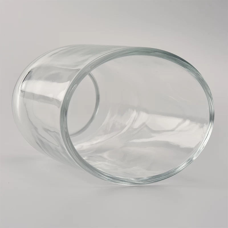 20oz large round glass candle jars 