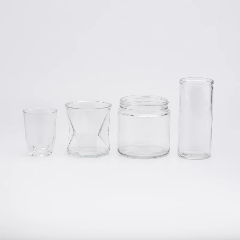 10oz Clear Glass Jar for Candle Making Home Decoration