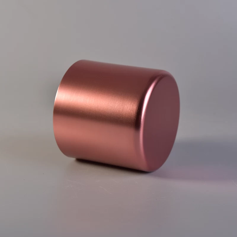 Best seller custom color 10oz metal cylinder candle holder wholesale