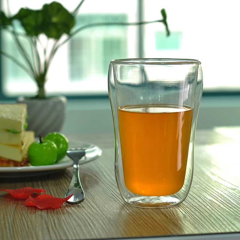 double wall glass for drinking