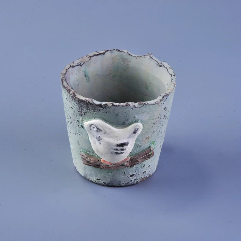 Round Cement Candle Holder China Wholesale Supplier