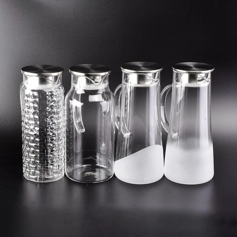 Big capacity Borosilicate glass drinking pot Wholesale