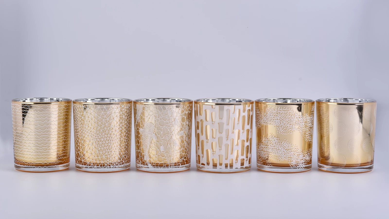 silk screen printing glass candle jar