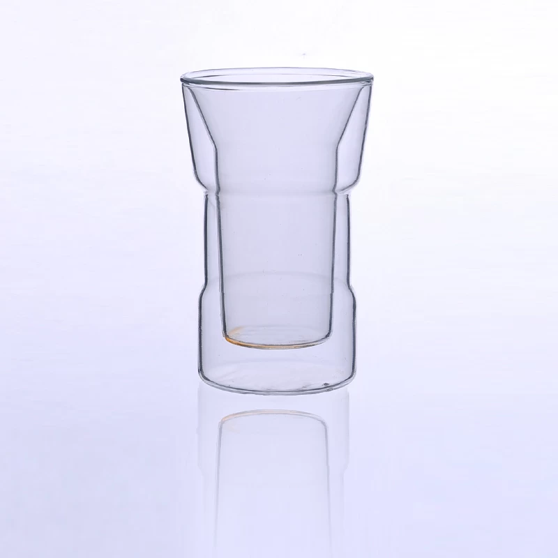 clear double wall glass for coffee