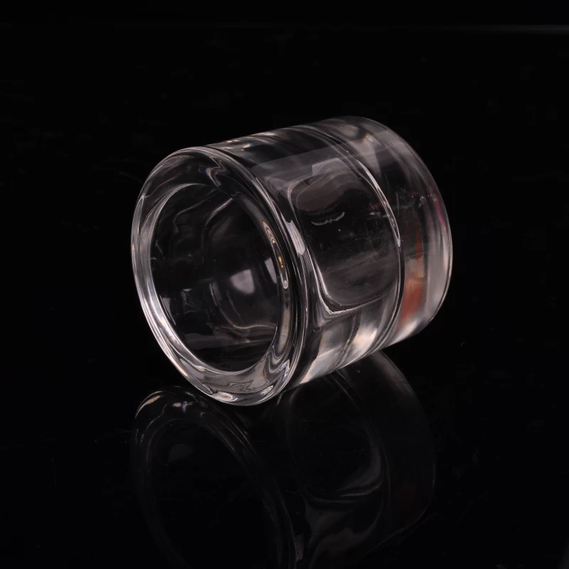 think cylinder votive glass tealight holder