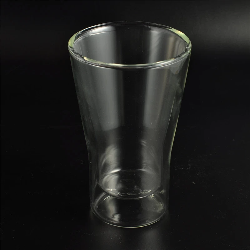 Hot mouth blown double wall beer cup wholesale