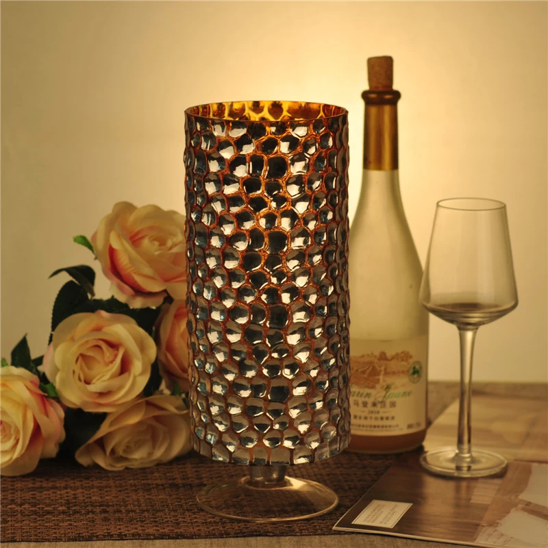   Contact Supplier  Leave Messages mosaic glass candle holder votive glass tealight holder