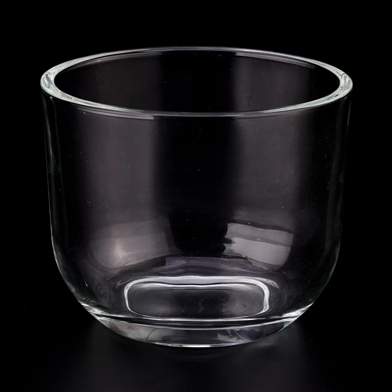 16oz round bottom glass candle bowl glass candle jars