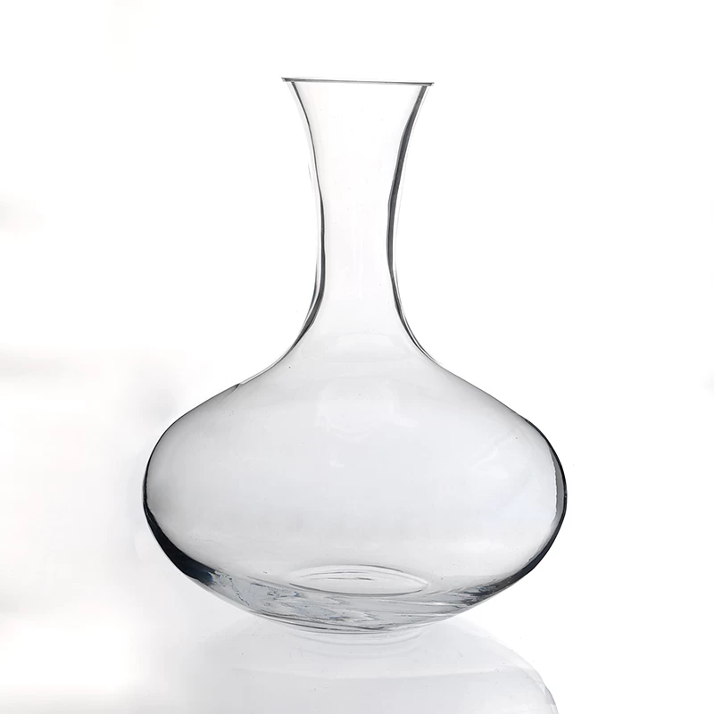 Glass round bottom decanter