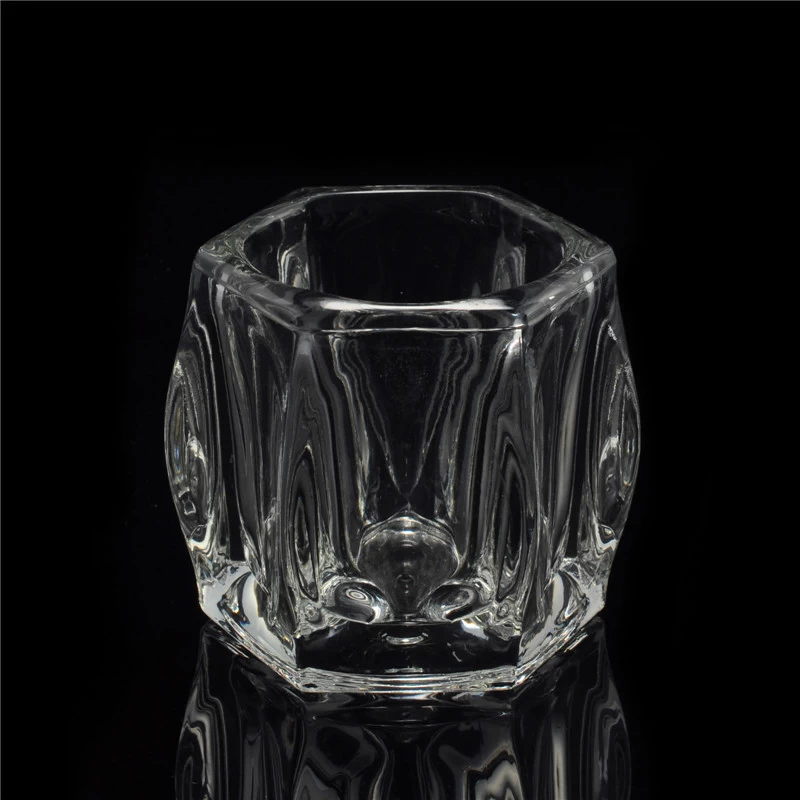 unique design home decor delicate glass candle tealight wholesale