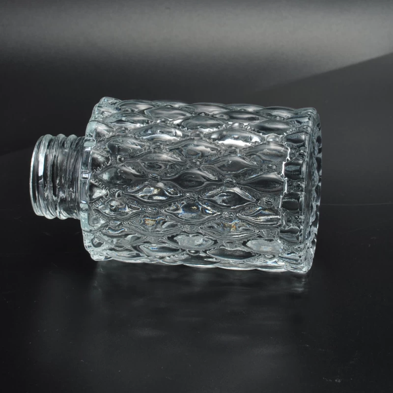 Exquisite cylinder perfume bottles glass perfume bottle