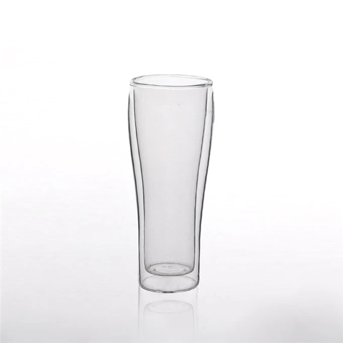 beer glass cups double wall glass cups