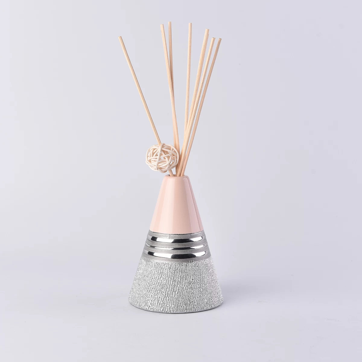 Pink Cone Ceramic Diffuser Bottles Home Decor