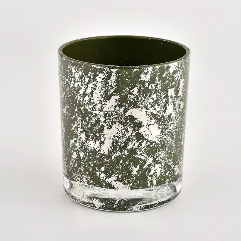 Custom Decorative attractive designs Glass candle Jar