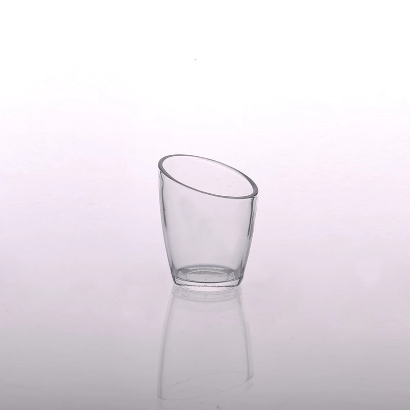 Oblique shot glass