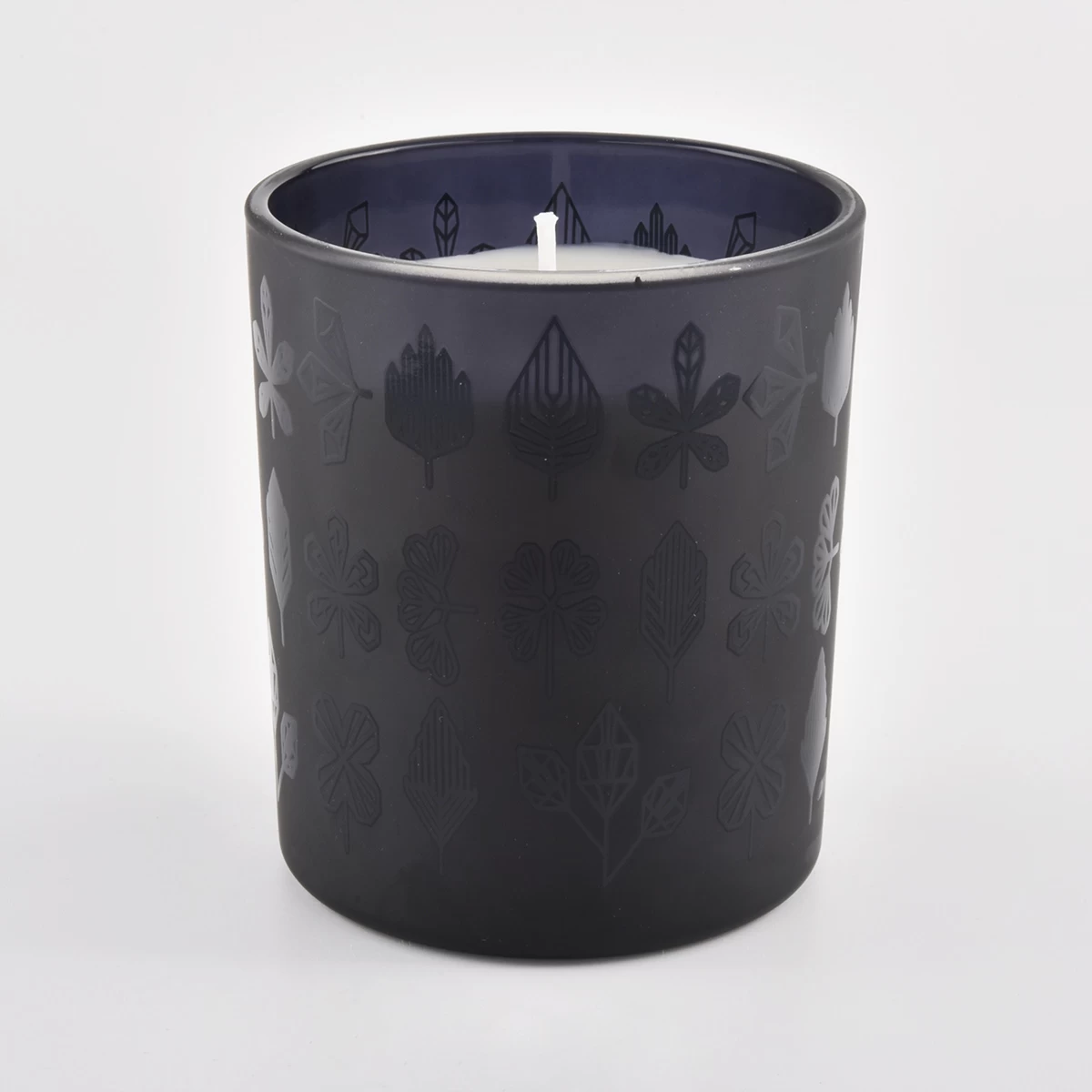 Frosted glass candle holders from Sunny Glassware