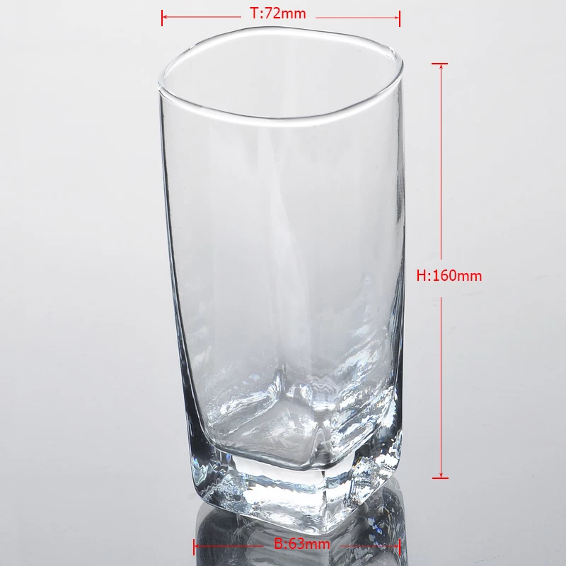 Long body water and juice glass tumbler