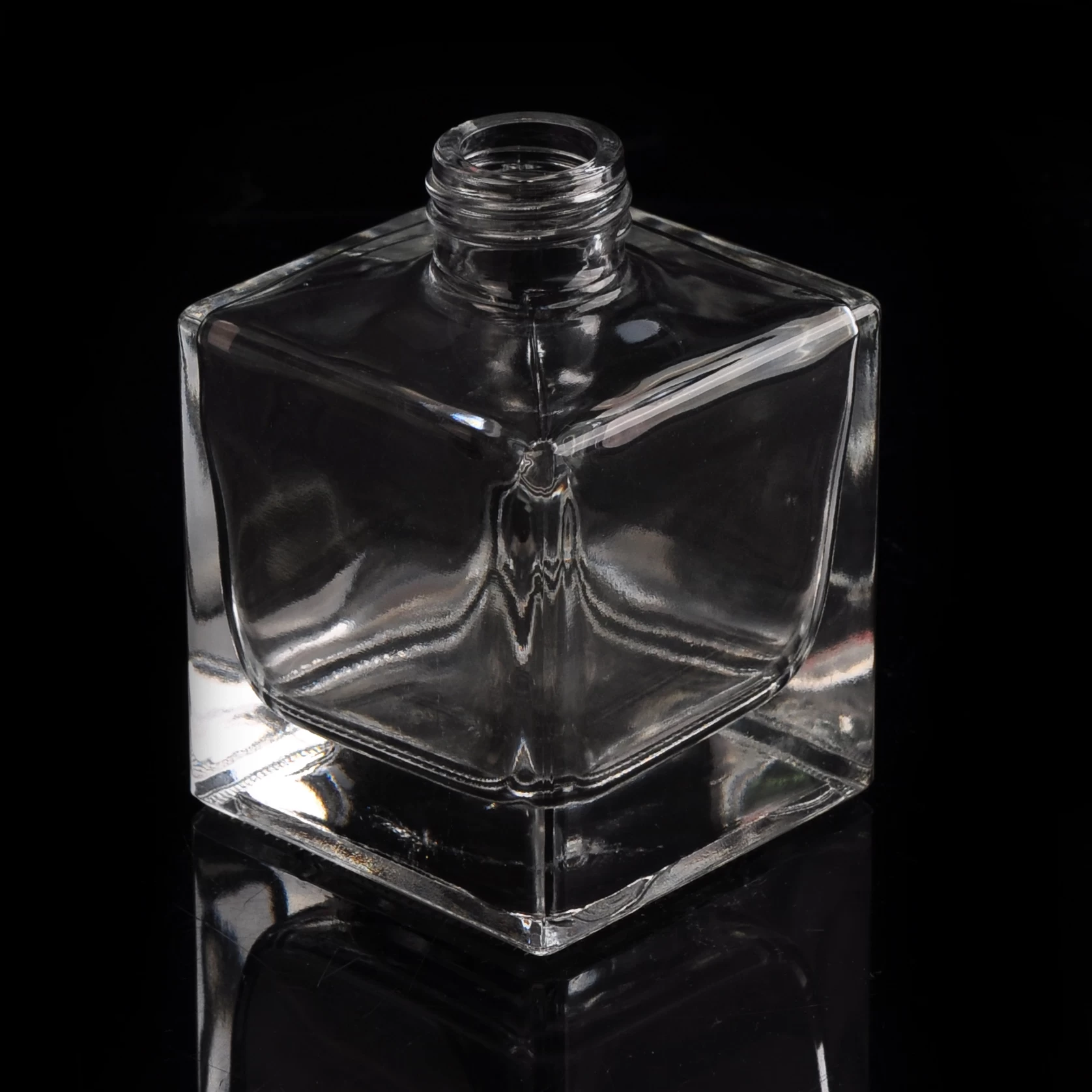 cube glass perfume bottles